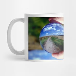 Crystal ball landscape Mug